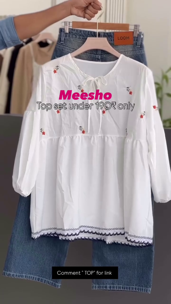 Women Short Frock Top With Pant